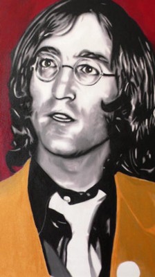 John Lennon Orange Jacket, by Marco Toro - Village Gallery