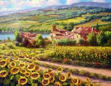 sam park tuscany sunflowers