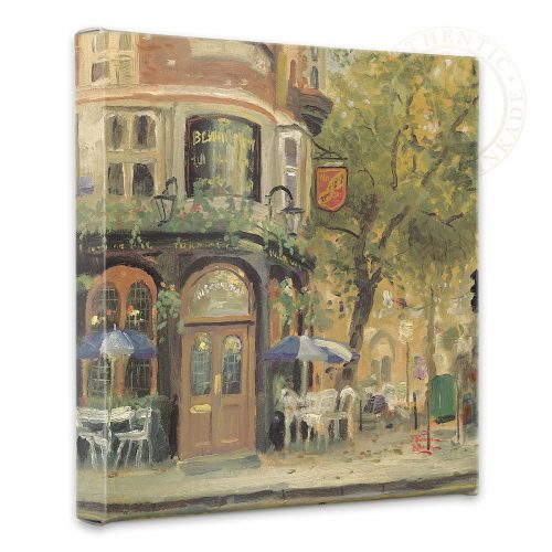 Bloomsbury Cafe - 14" x 14" Gallery Wrapped Canvas