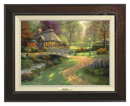 Friendship Cottage - Canvas Classic (Espresso Frame)