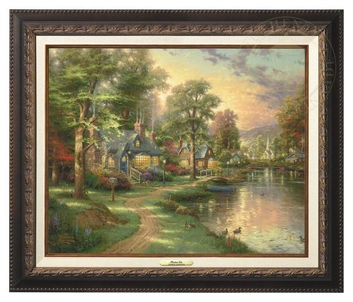 Hometown Lake - Canvas Classic (Aged Bronze Frame)