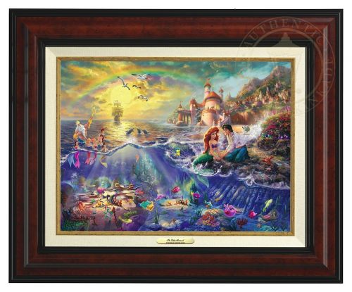Little Mermaid, The - Canvas Classic (Burl Frame)