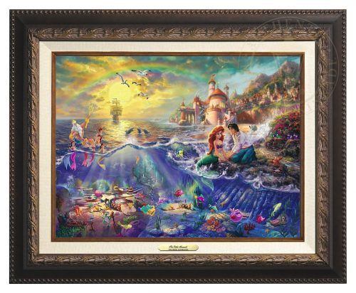 Little Mermaid, The - Canvas Classic (Burl Frame) - Village Gallery