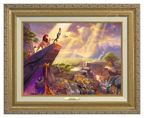 Lion King, The - Canvas Classic (Gold Frame)