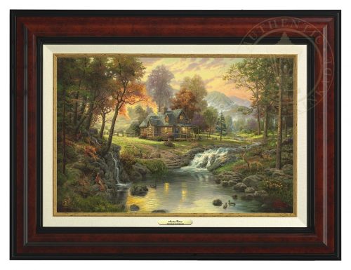 Mountain Retreat - Canvas Classic (Burl Frame)