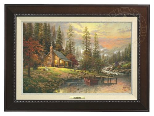 Peaceful Retreat, A - Canvas Classic (Espresso Frame)