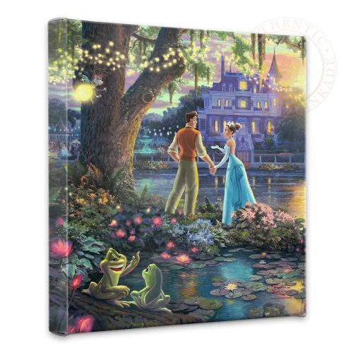 Princess and the Frog, The - 14" x 14" Gallery Wrapped Canvas