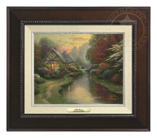 Quiet Evening, A - Canvas Classic (Espresso Frame)