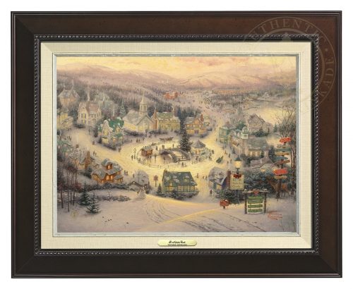 St. Nicholas Circle - Canvas Classic (Espresso Frame)