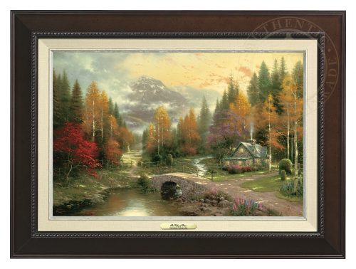 Valley of Peace, The - Canvas Classic (Espresso Frame)