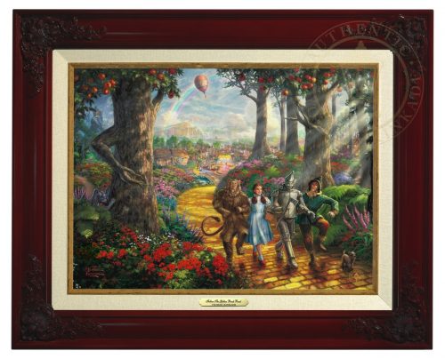 Follow  The Yellow Brick Road - Canvas Classic (Brandy Frame)