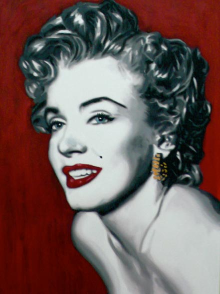 marco toro marilyn on red