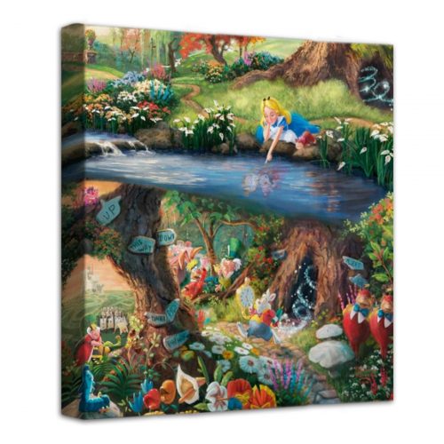 Alice in Wonderland – 14" x 14" Gallery Wrapped Canvas