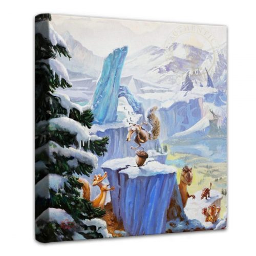 Ice Age (Left Panel Only) – 14″ x 14″ Gallery Wrapped Canvas