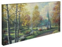 Aspen Chapel, The – 16" x 31" Gallery Wrapped Canvas