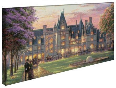 Elegant Evening at Biltmore® – 16" x 31" Gallery Wrapped Canvas
