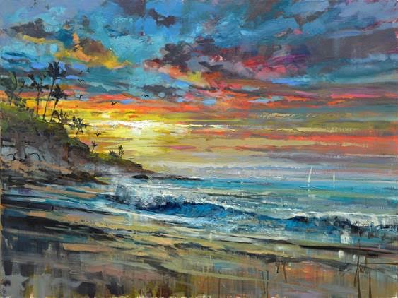 Laguna Beach Sunrise by Steve Quartly