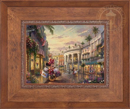 Minnie Rocks the Dots on Rodeo Drive, by Thomas Kinkade Minnie Rocks the Dots on Rodeo Drive, by Thomas Kinkade