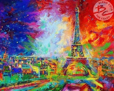 Eiffel Tower by Blend Cota