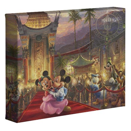 Mickey and Minnie in Hollywood – 8″ x 10″ Gallery Wrapped Canvas