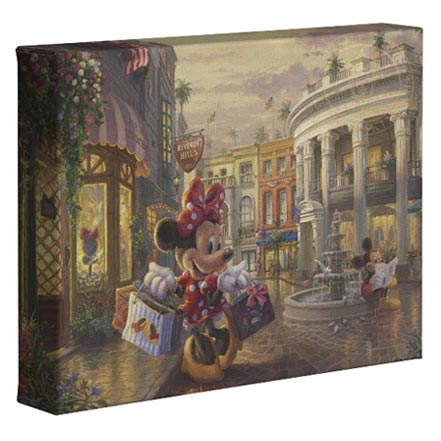 Minnie Rocks the Dots on Rodeo Drive – 8″ x 10″ Gallery Wrapped Canvas