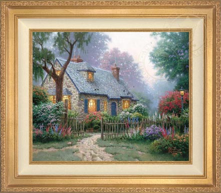 Foxglove Cottage, by Thomas Kinkade - Village Gallery
