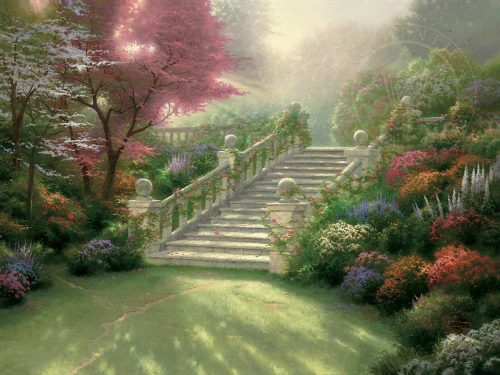 thomas kinkade stairway to paradise
