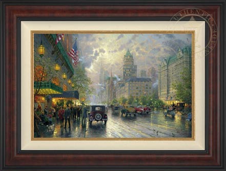 絵画 NEW YORK GALLERY New York, Fifth Avenue, by Thomas Kinkade - Village Gallery
