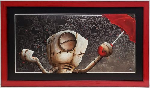 shower me with hopes and wishes by fabio napoleoni framed