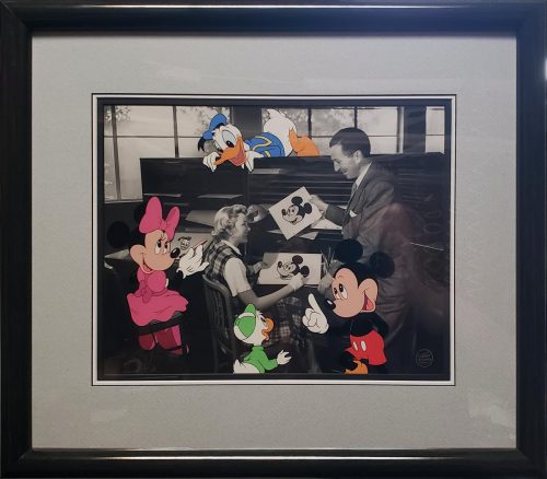 walt disney with ink and paint staff