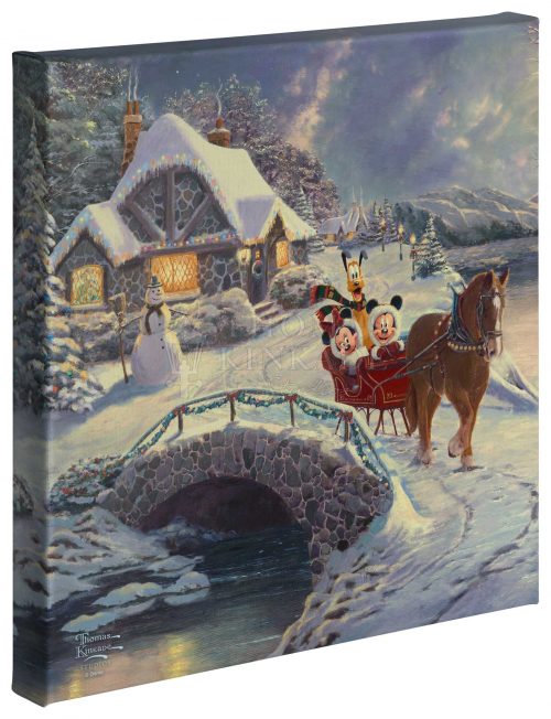 mickey and minnie evening sleigh ride