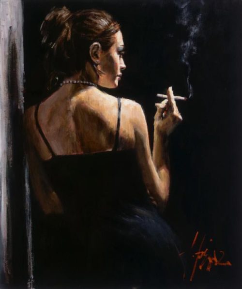 fabian perez sensual touch in the dark 2nd state