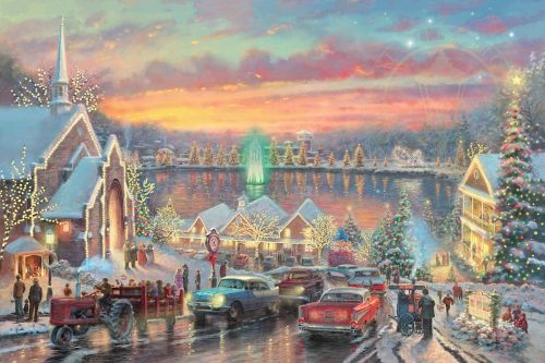 Kinkade-The Lights of Christmastown