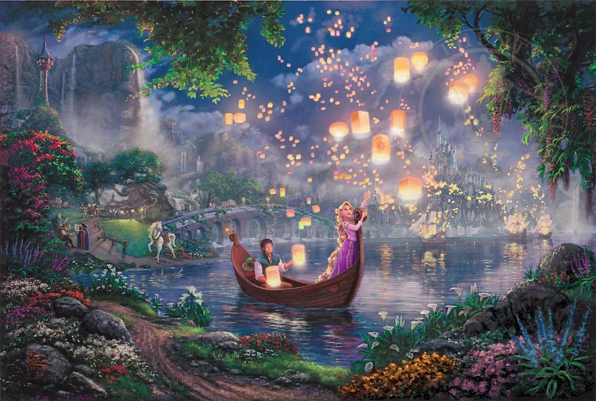 Tangled, by Thomas Kinkade Studios - Village Gallery