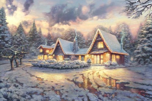 Kinkade-Christmas Lodge