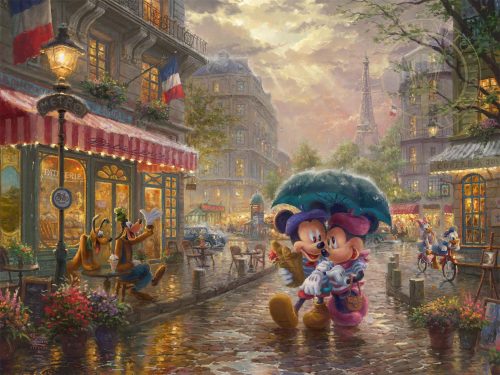 Mickey and Minnie in Paris