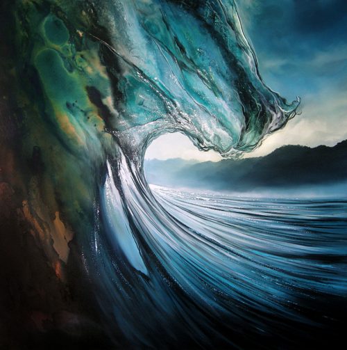 Oil & Ice Original Painting by Ashton Howard