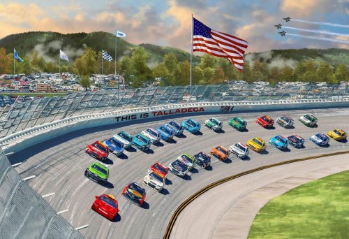 thomas kinkade NASCAR talladega