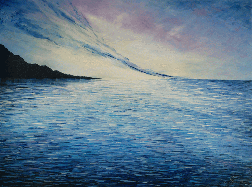 Laguna-Cliff-30x40 by Jenny Simon Original