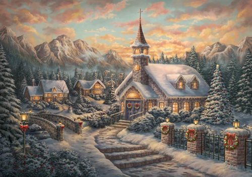 thomas kinkade christmas service