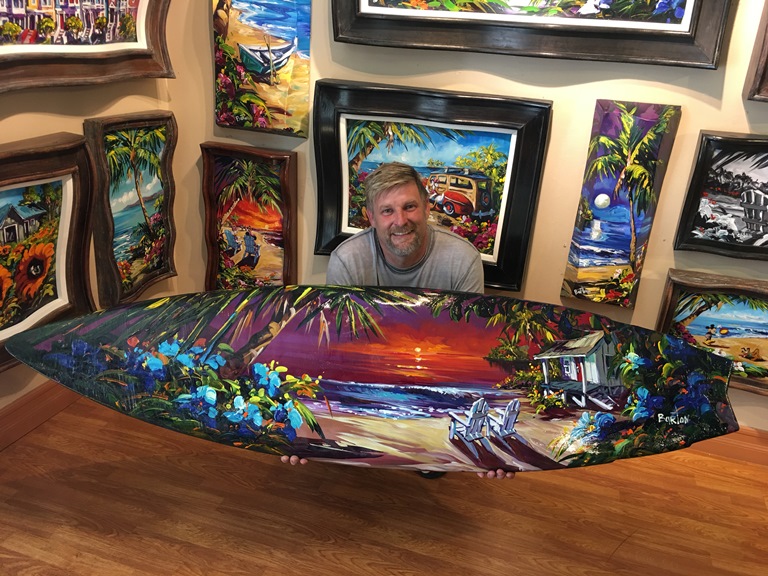 Steve Barton Catch The Wave Art Show
