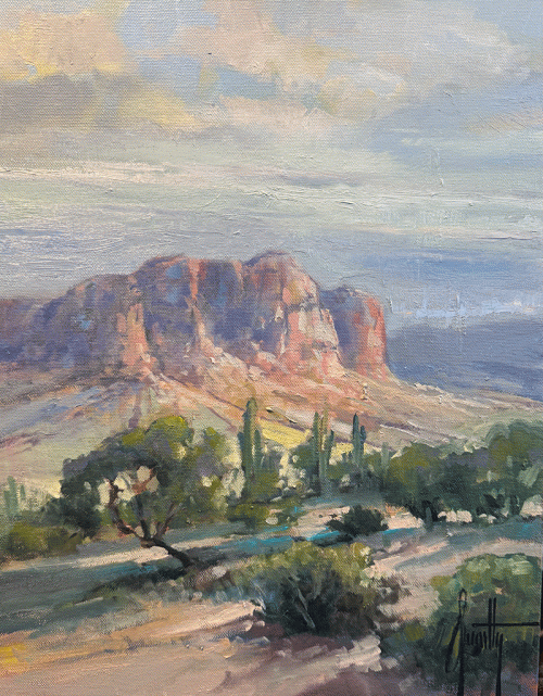 Santa Fe Mist-18x14 original-painting-by-steven-quartly