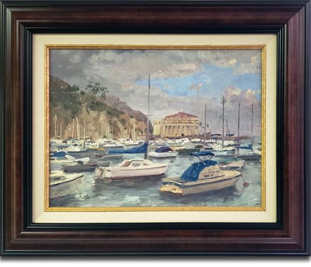 thomas kinkade catalina marina