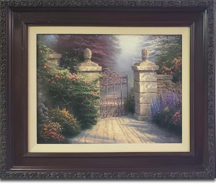 thomas kinkade the open gate