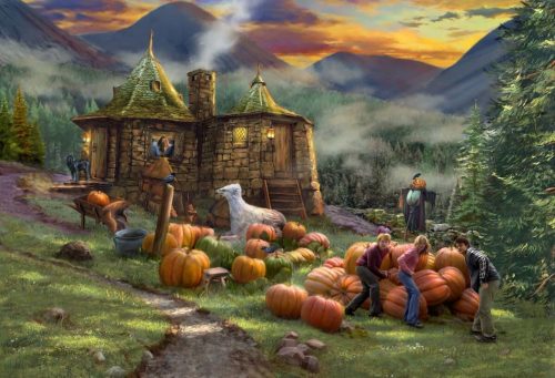 thomas kinkade hagrid's hut